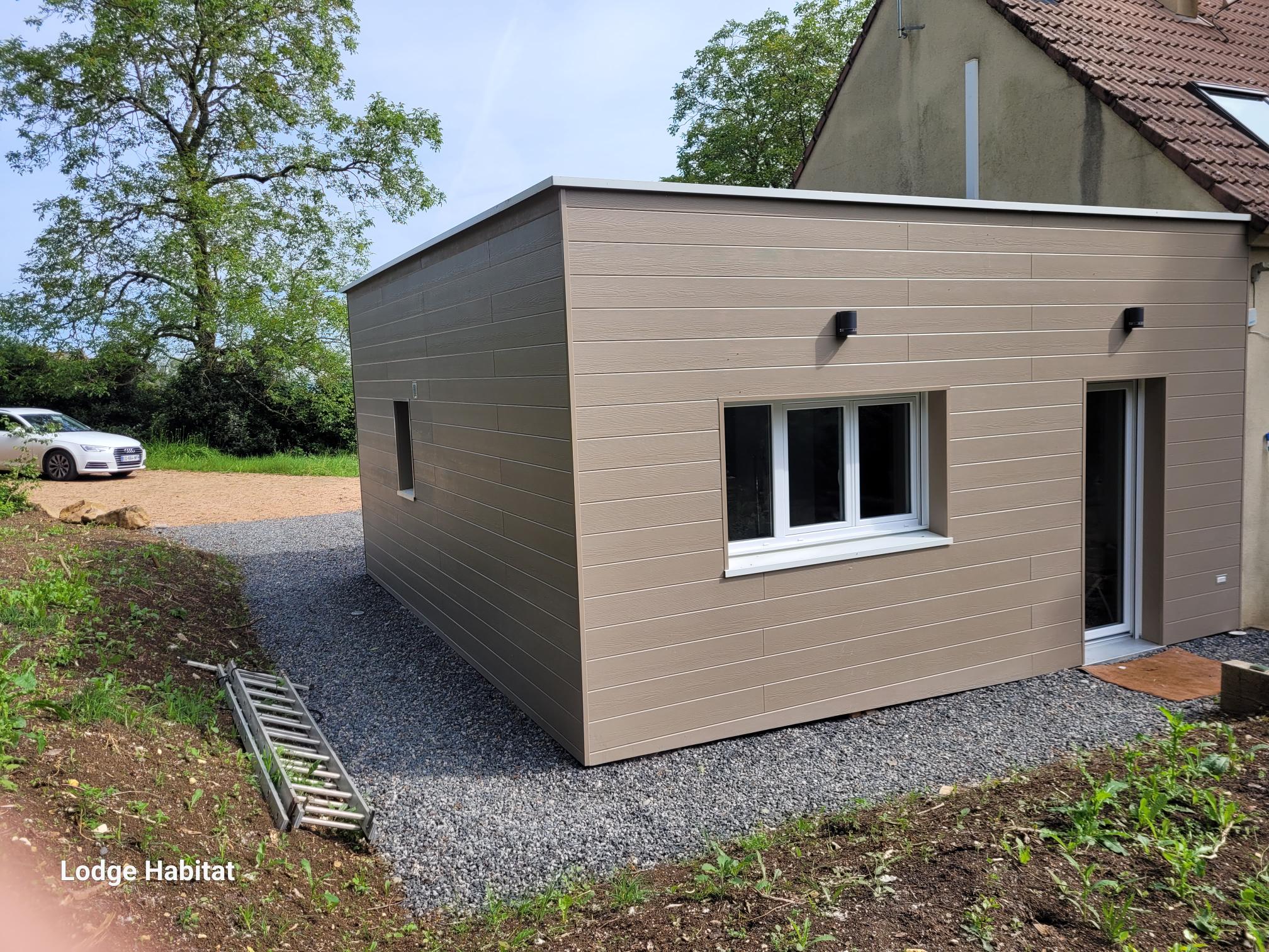 extension réalisée par lodge habitat vichy