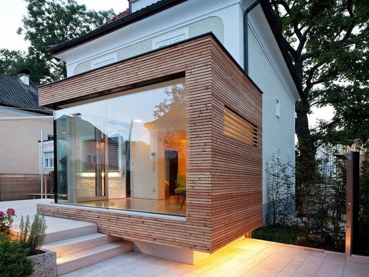 extension réalisée par lodge habitat à vichy